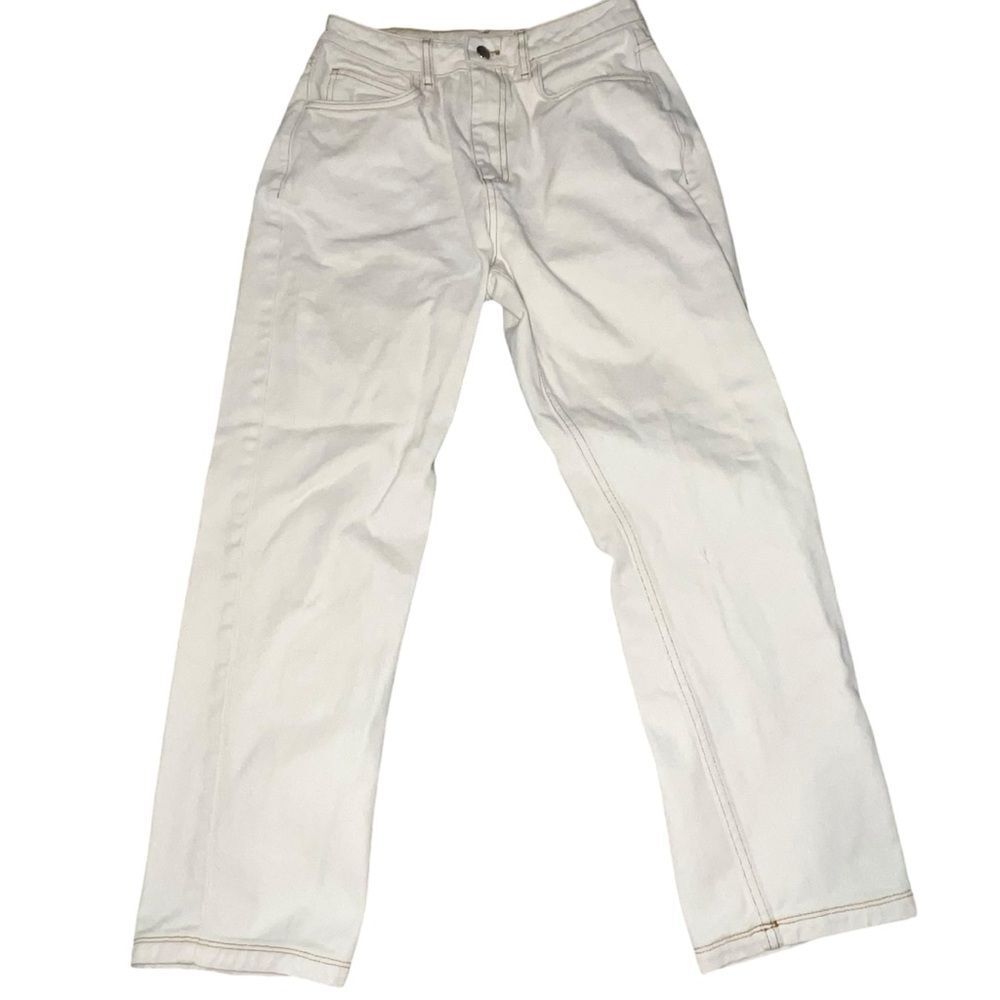Reclaimed Vintage Cream High Waisted Jeans
